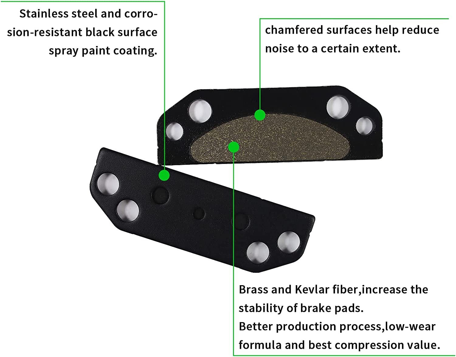 2203147 Parking Brake Pads for Polaris Ranger 500 700 800 900 Crew Ranger XP 700