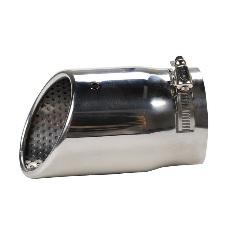 1P 87mm Exhaust Muffler Tip Stainless Steel Pipe Modified Rear Tail Throat Liner