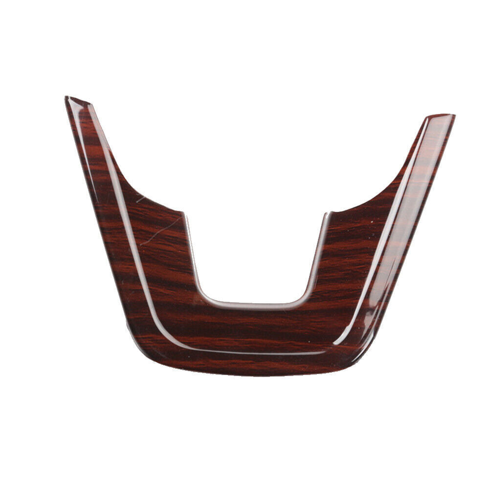 Inner Steering Wheel U Type Cover Trim Fit for Hyundai IX25 2015-2019 Red Wood