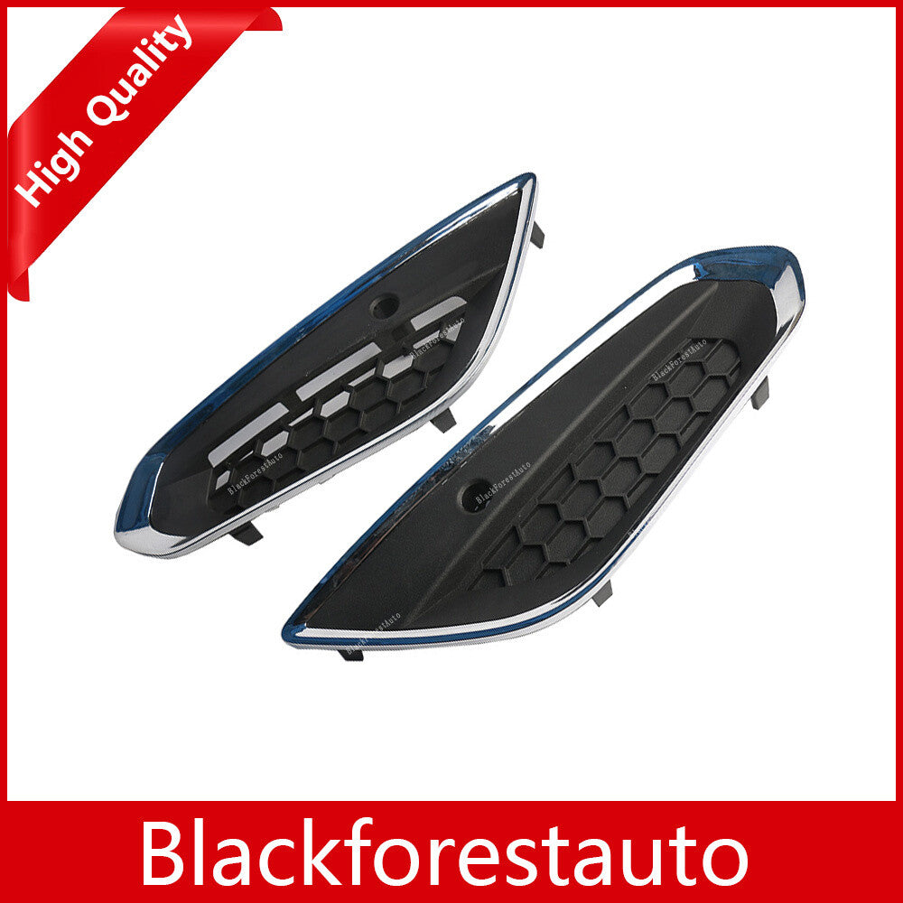 For 2013 for Volvo S60 Left Right Grille Cap w/ Parking Assistance Hole