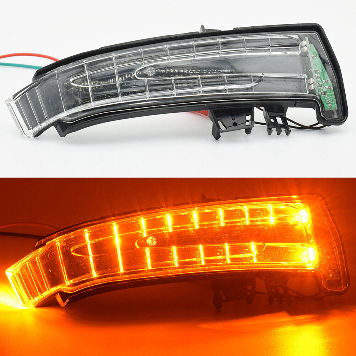 Passenger side mirror turn signals applicable to for Mercedes-Benz C200, E350, S400 2129067501