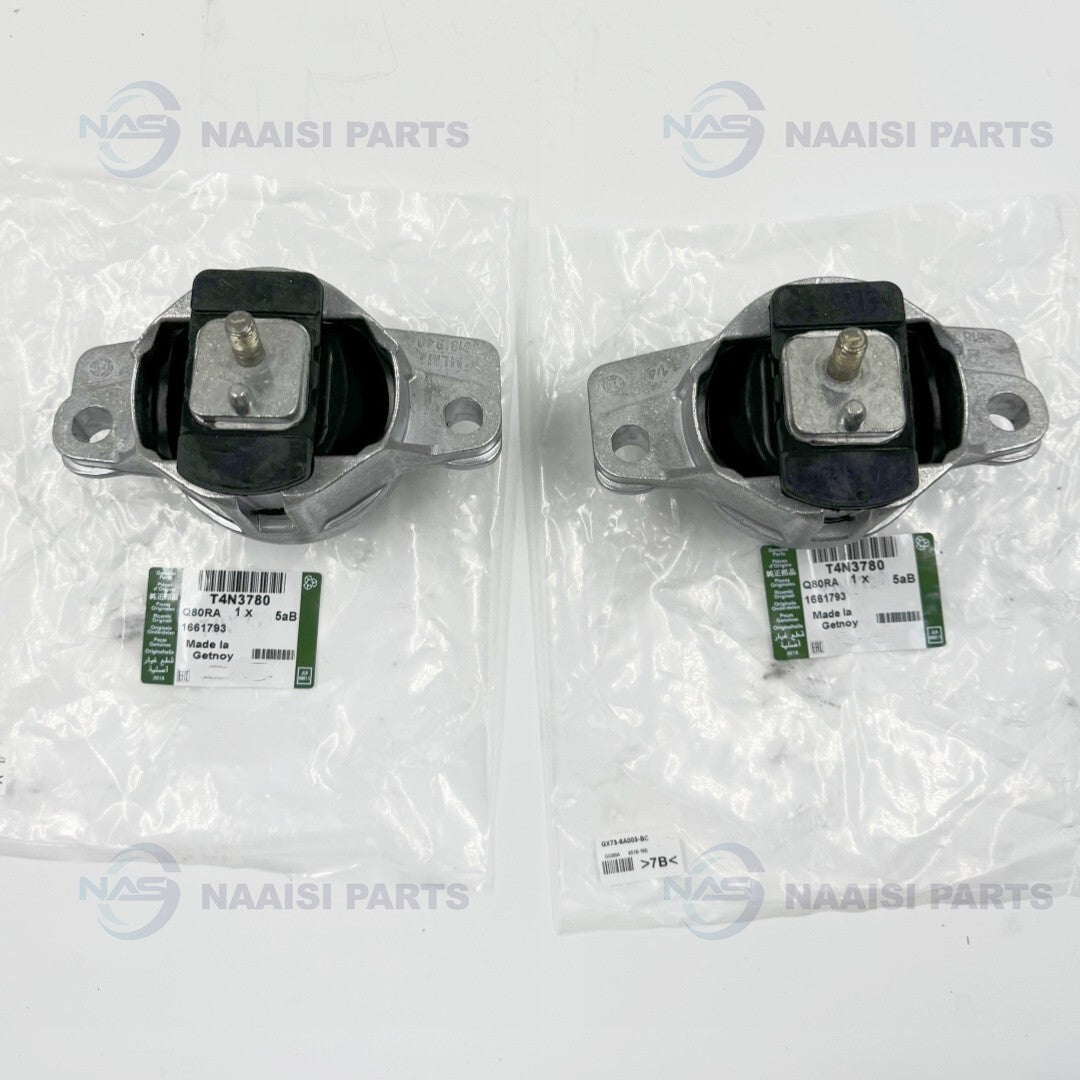 A pair of engine motor mounts for OEM for Jaguar Xe 2017 X760 2.0L 3.0L T4N3780.