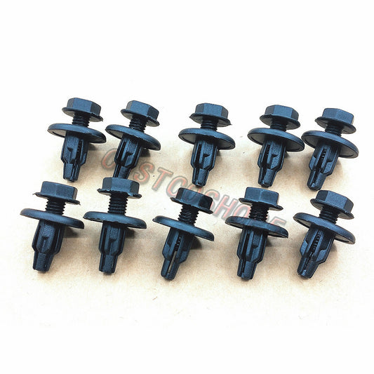 10X Engine cover liner lock Clip for Honda for Civic EG EK Del Sol Accord Odyssey