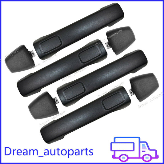 4Pcs for Hummer H3 2006 2007 2008 2009 2010 Exterior LH/RH Door HandleCap Black