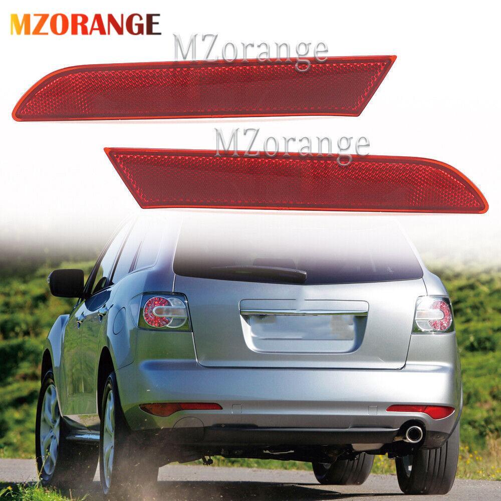 2× Für for Mazda CX-7 2010-2012 Reflektor Rückstrahler Stoßfänger Rot Links+Rechts