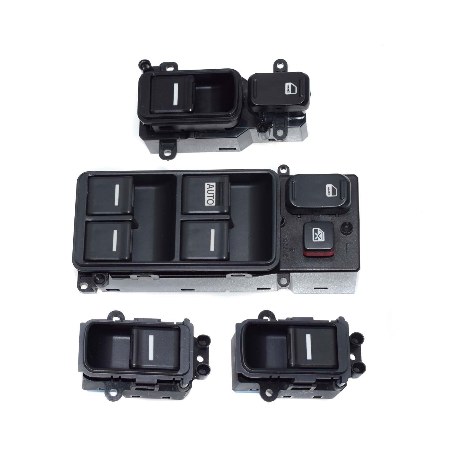 for Honda for Civic Accord New Electric Power Window Master Control Switch set of 4