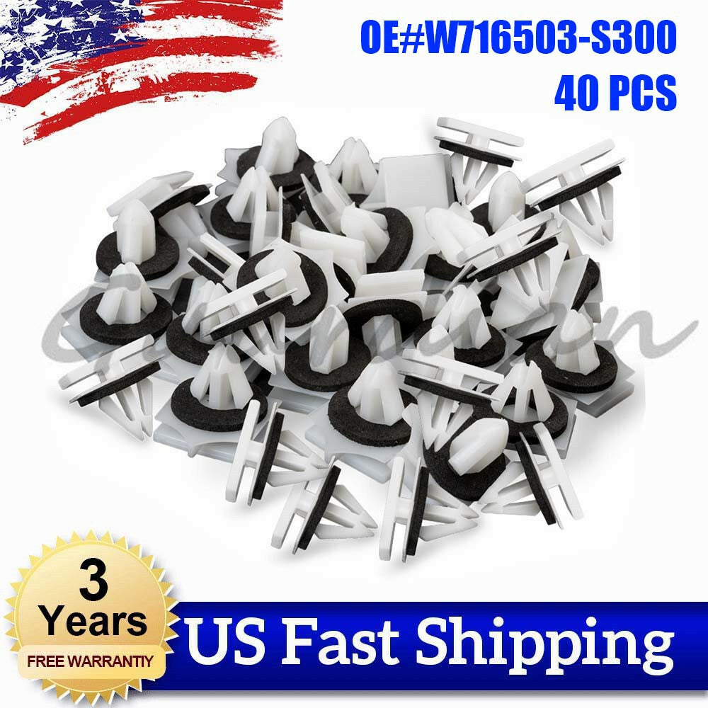 40x Exterior-Rocker Panel Molding Retainer With Sealer for Ford Fusion 13 14 on