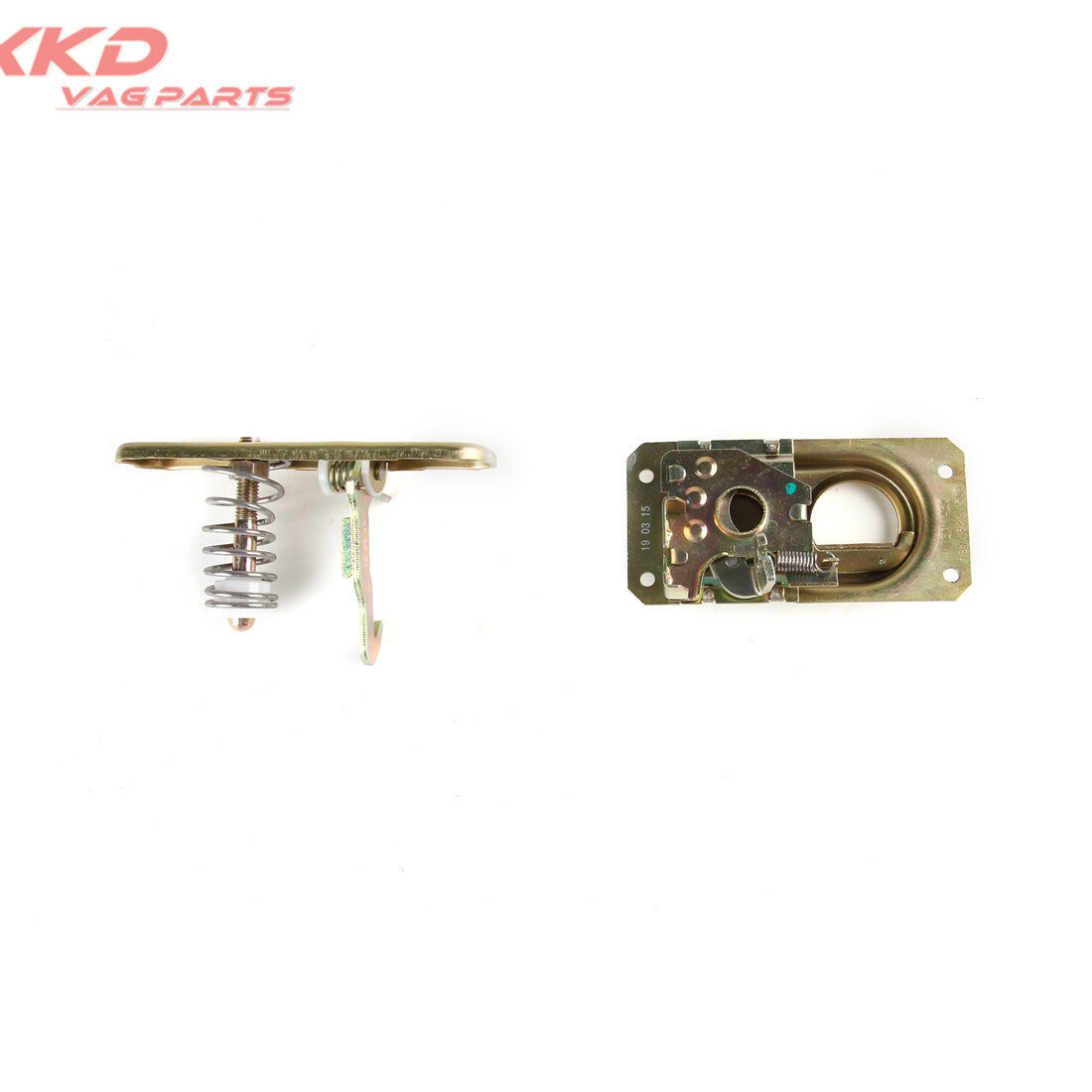 Upper Hood Latch Lock Actuator Set for VW Campmoible Eurovan for Golf 89-92 for Jetta