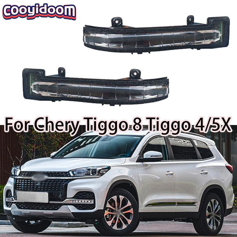 1 pair of LED rearview mirror turn signals suitable for Chery Tiggo 8 Tiggo 4/5x