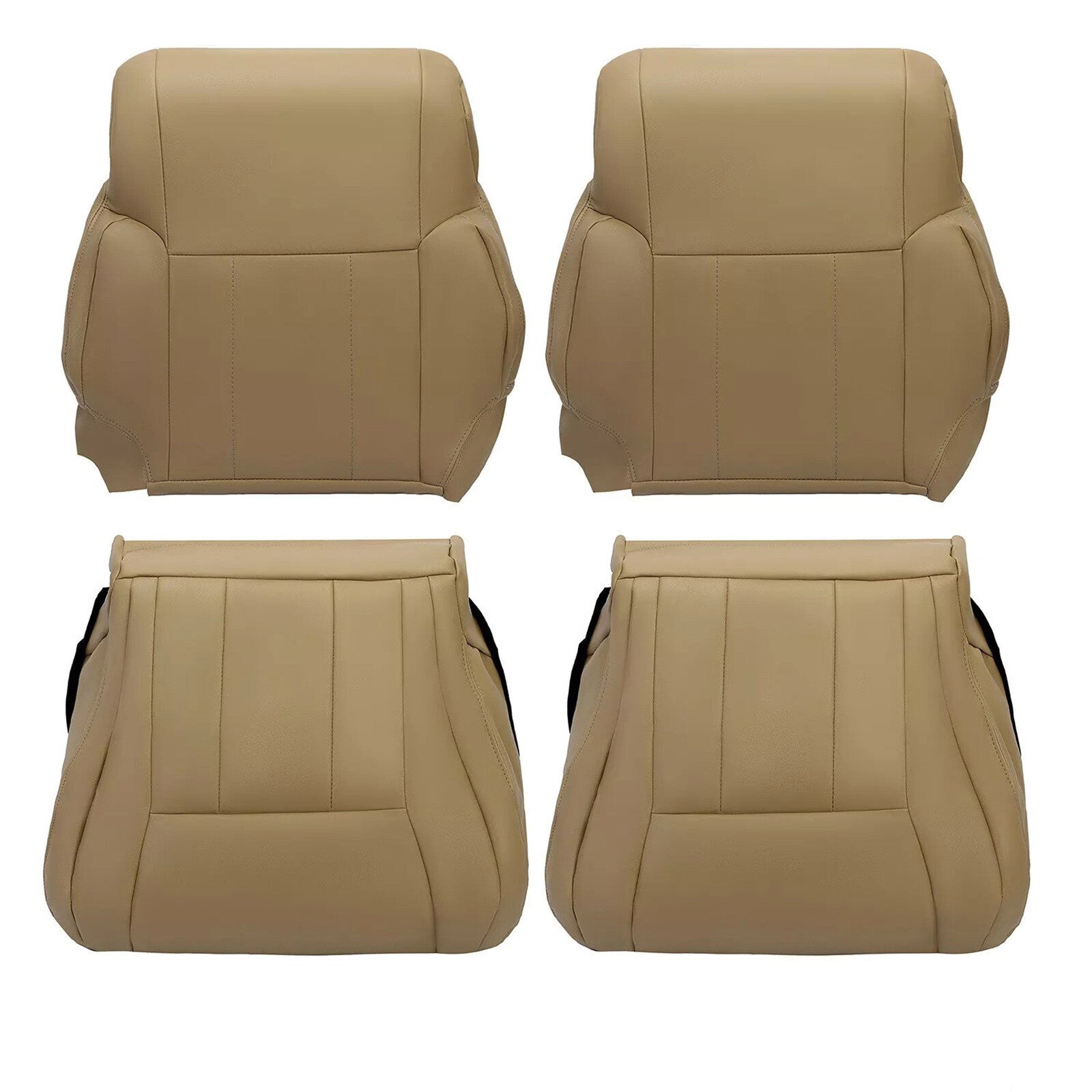 4pcs for Toyota 4Runner 1996-2002 for Seat Cover Driver Passenger for Seat Oak Tan