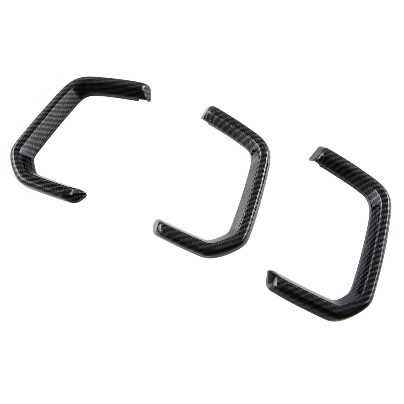 3X Carbon Fiber Look Dashboard side Air Vent Cover Trim for Mazda CX-50 2023-25