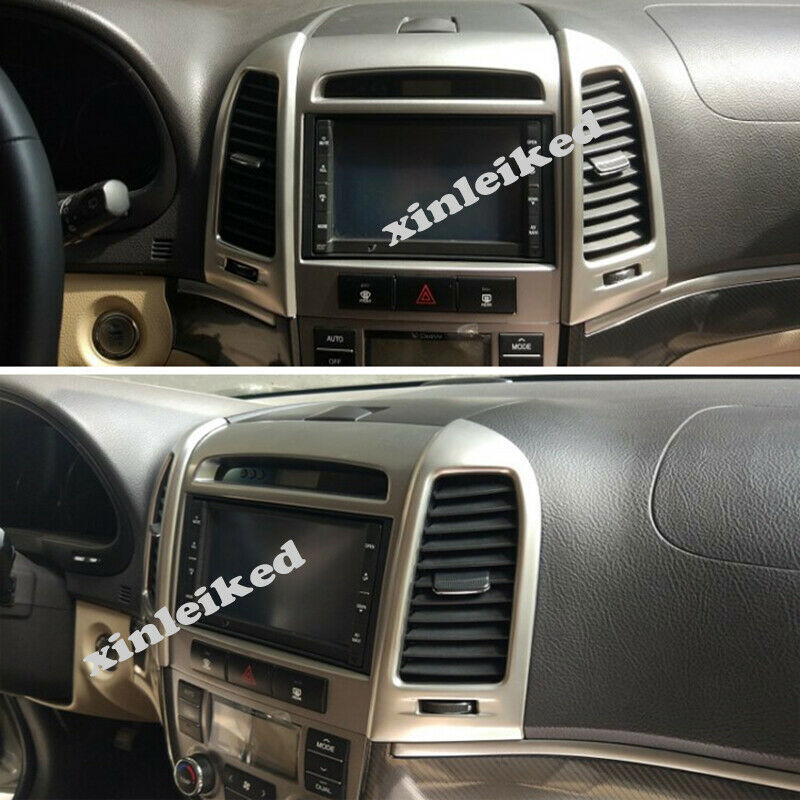 for Hyundai Santa Fe 2006-2012 Central Console Air Outlet Vent Frame Cover Trim