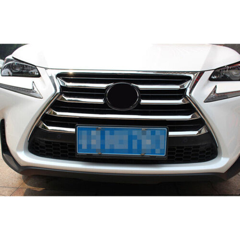 Chrome Front Center Mesh Grille Grill Strip Cover for Lexus NX200t 300h 2015-17