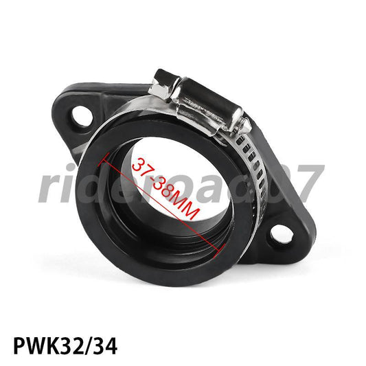 Flange Adapter Carb Manifold Boot For PWK 32/34mm Carburetor Manifold Intake US