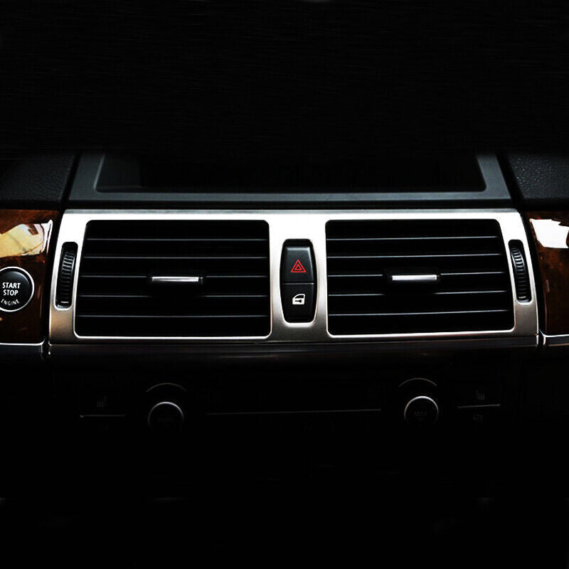 Interior center air vent socket frame cover trim suitable for BMW X5, X6, E70, E71 (2009-2013)