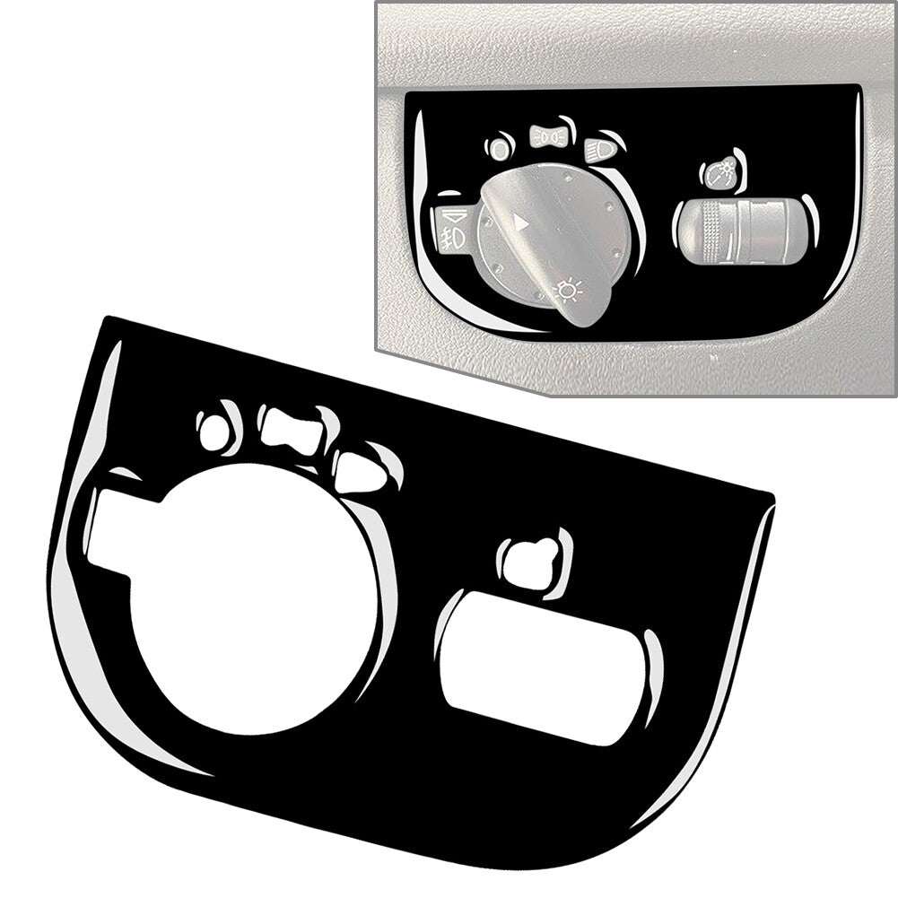 Car Headlight Switch Button Panel Cover Trim Black for Audi TT 8N 2001-2006 LHD