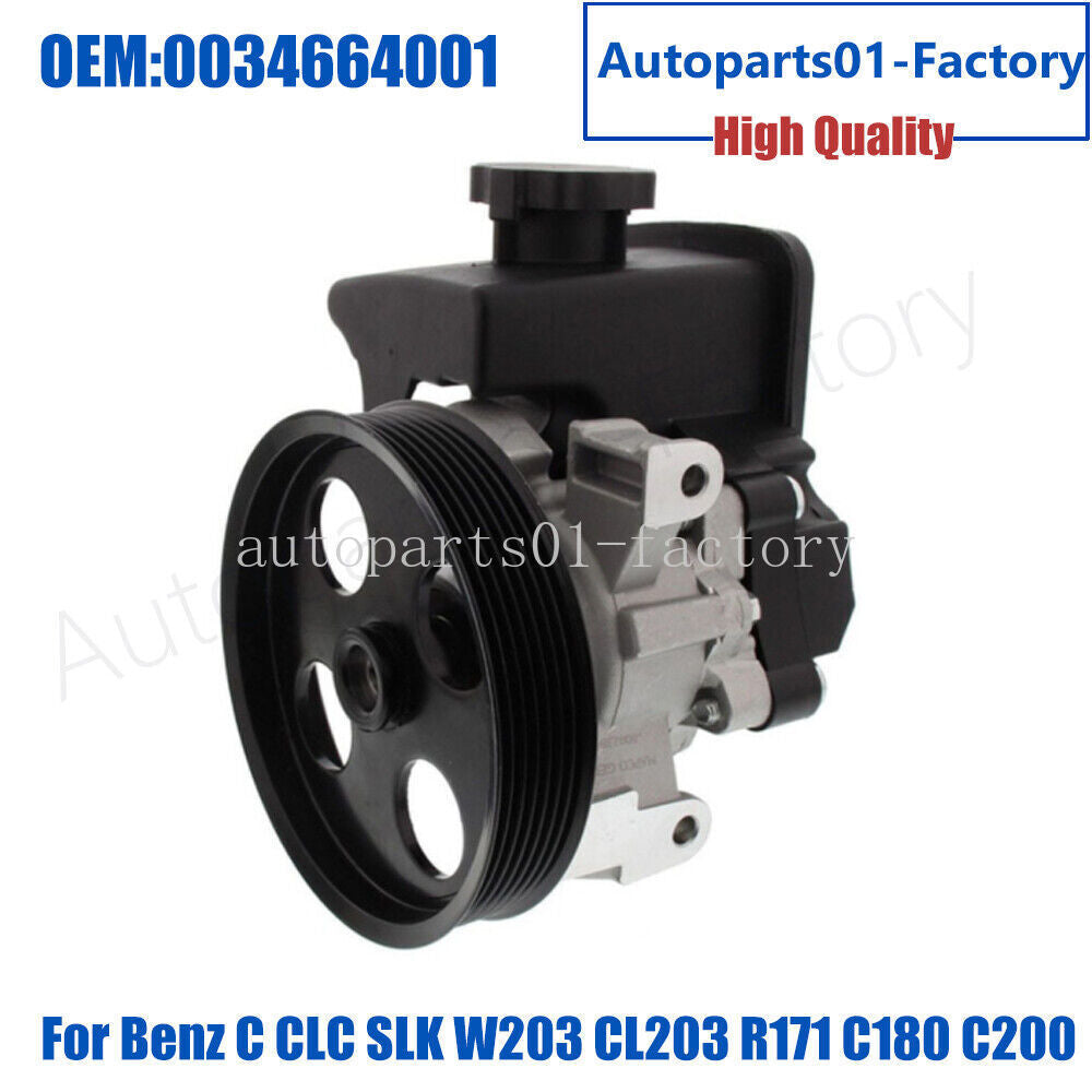 0034664001 Power Steering Pump for Mercedes C CLC SLK W203 CL203 R171 C180 C200