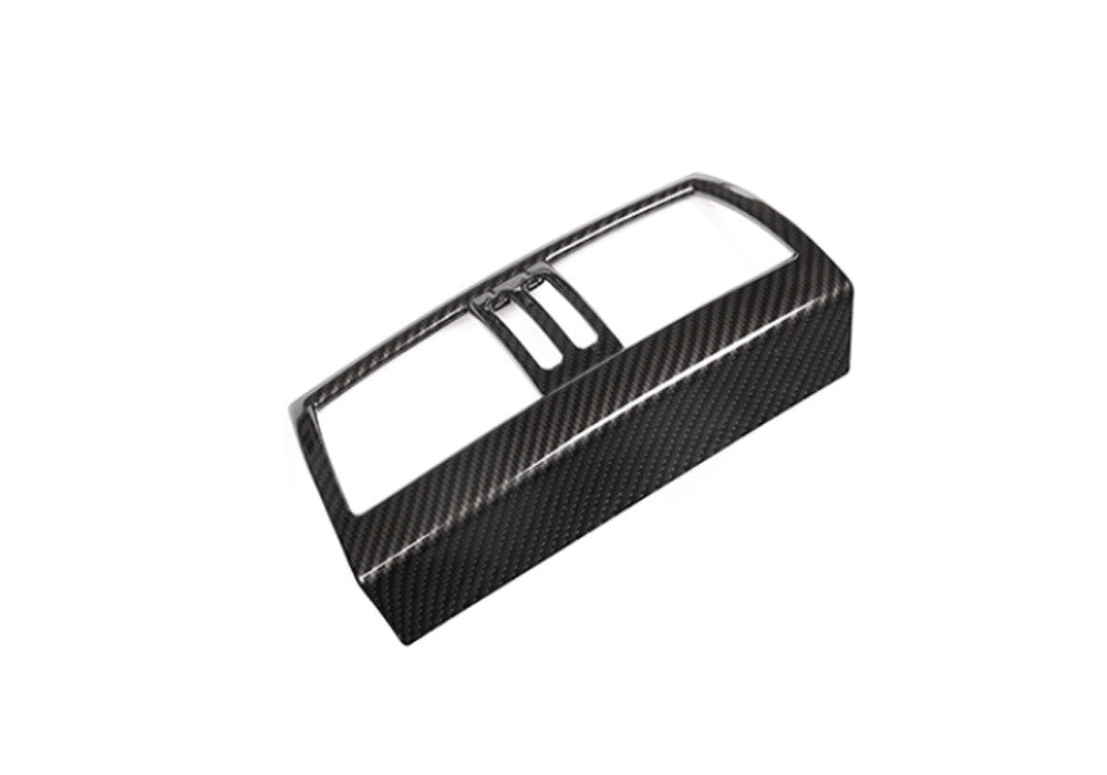Carbon Fiber ABS Rear Air Vent Outlet Panel Trim for BMW X5 E70 X6 E71 2008-2013