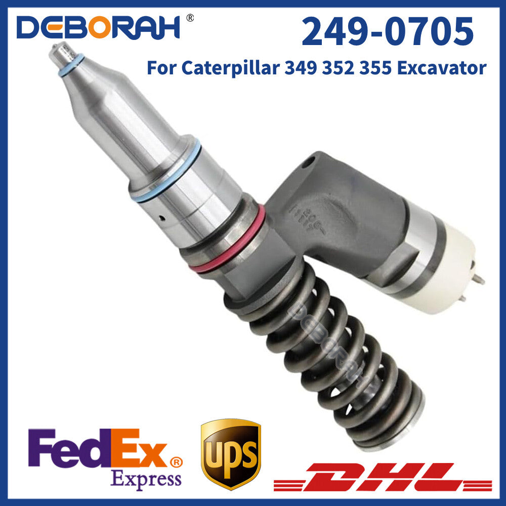 249-0705 10R-7236 C13 Engine Fuel Injector for Caterpillar 349 352 355 Excavator