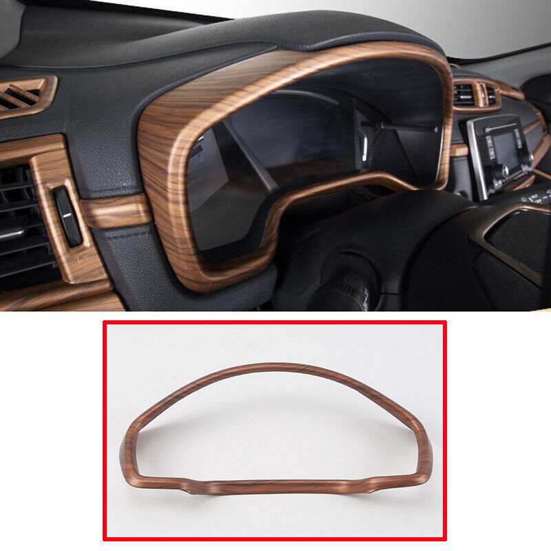 for Honda CR-V 2017-2022 Peach Wood Car Dashboard Panel Frame Molding Cover Trim