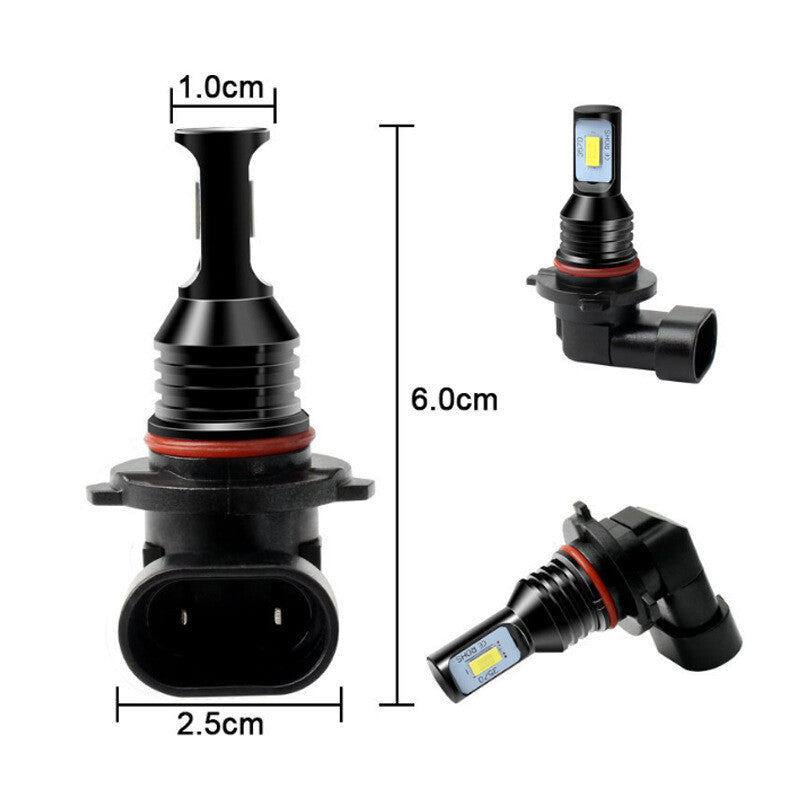 4Pcs 9005 9006 LED Headlights Kit Combo Bulbs 8000K High Low Beam White Bright