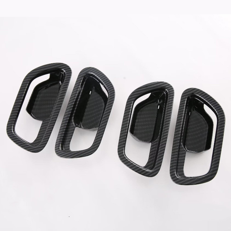 for Honda HR-V HRV 2023-24 Carbon Fiber ABS Interior Door Handle Bowl Cover Trim