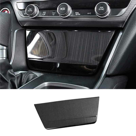 for Honda Accord 2018-2022 Black Gear Shift Cigarette Lighter Panel Overlay Trim