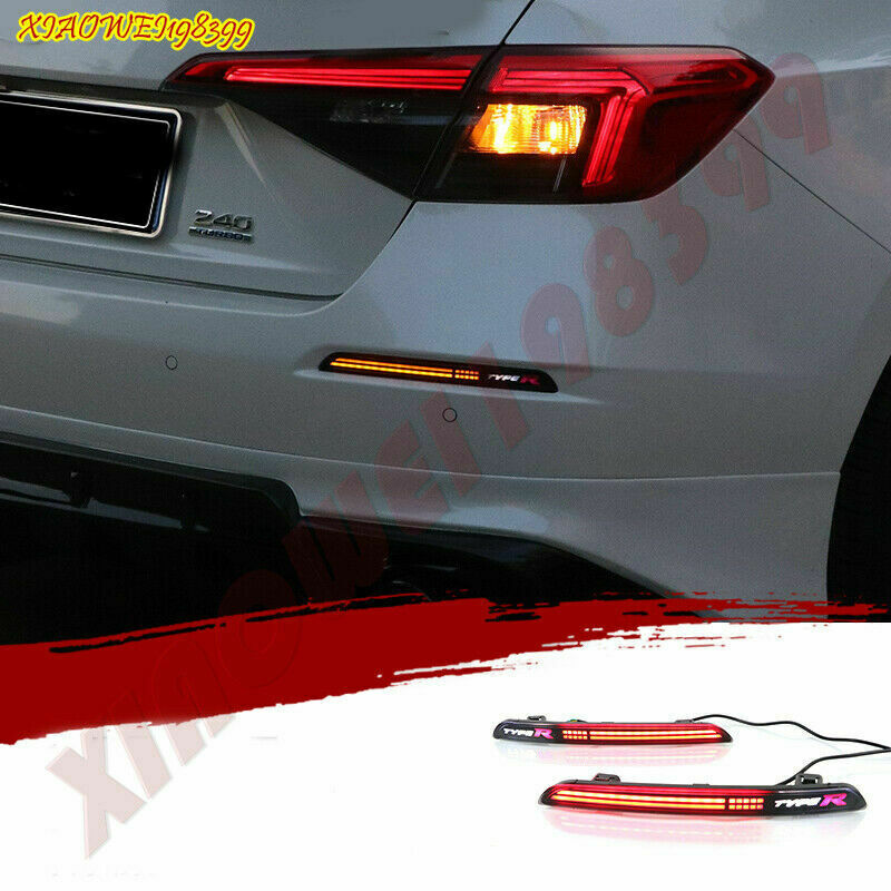 for Honda for Civic Sedan 2022-2023 LED Rear Fog Lights /Turn Lights/ Brake Lights