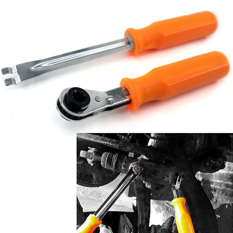 Automatic Slack Adjuster Release Tool  Ratcheting Wrench Fork End Release Tool