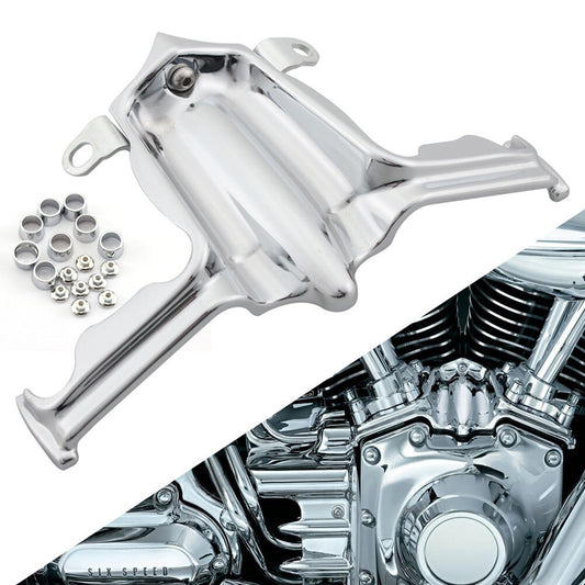 St??el-Heberblock-Akzentabdeckung f¨¹r for Harley Twin Cam Motoren 99-17 Street Chrom