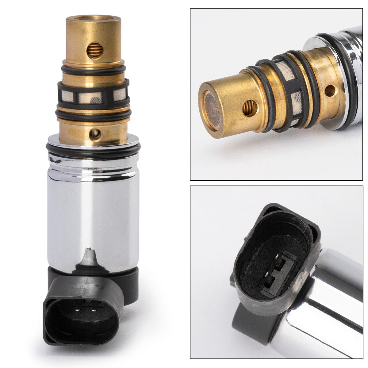 AC compressor control solenoid valve 1K0820803S is suitable for Audi A3, for Volkswagen Beetle, for Jetta GTI, etc.