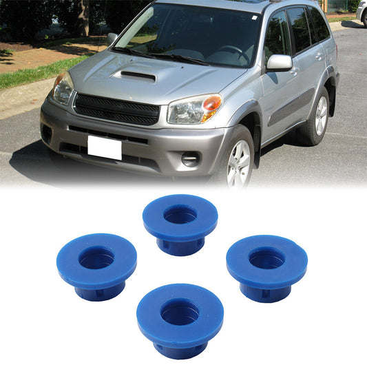 4 Pcs Blue Steering Rack Bushing Rack  Pinion Bushing for Toyota RAV4 2004 2005