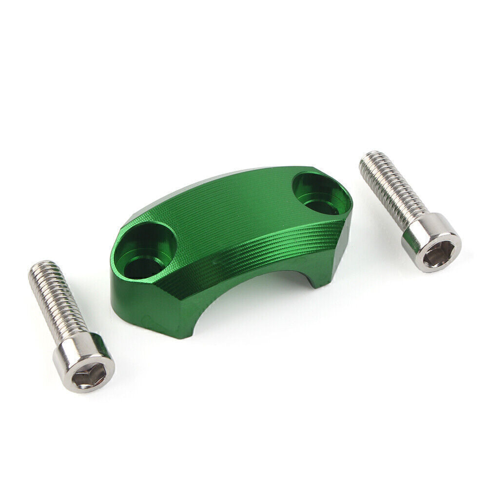 For Motocross MX Enduro Motorbike Green 22mm Master Cylinder Perch Clamp Cover