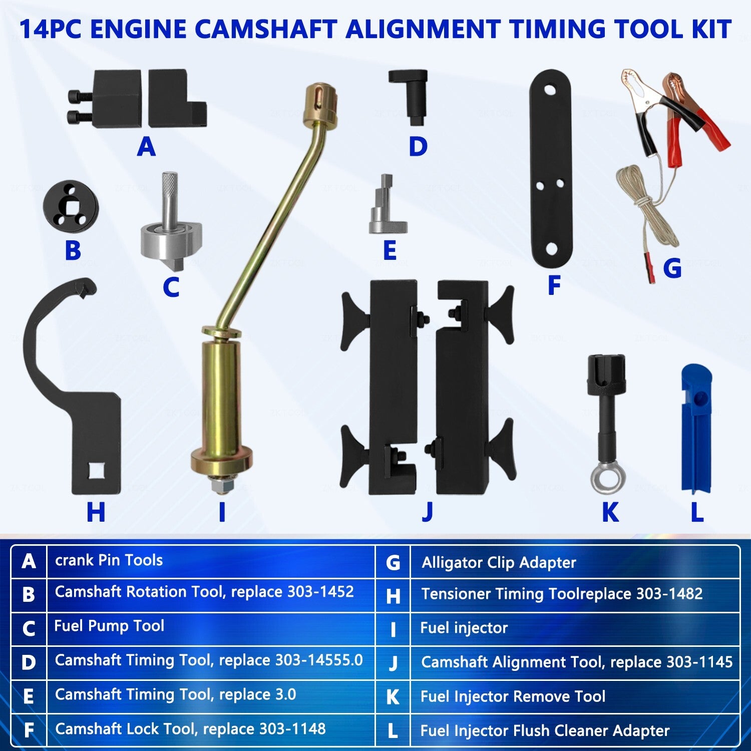 Gasoline Engine Timing Tool for Land Rover for Range Rover for Jaguar V8 5.0 L V6 3.0L