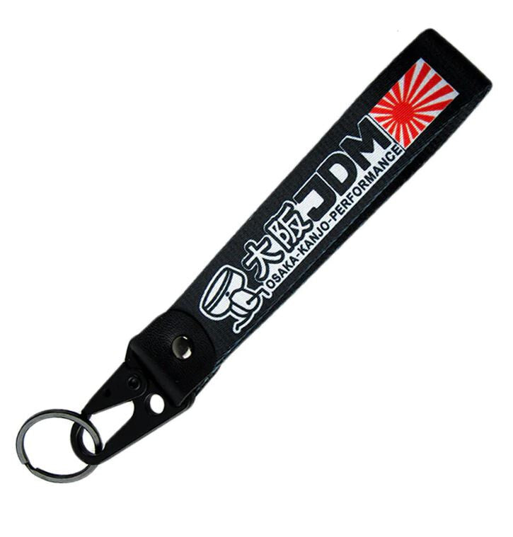 Car keychain metal key ring badge lanyard black Mugen for Honda for Acura new models