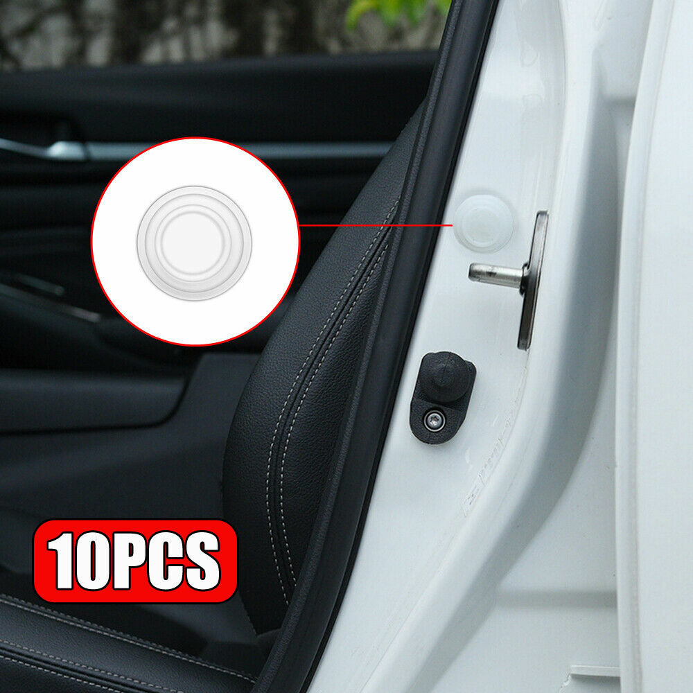 10x Car Door Anti-Shock Protector Pad Shock-Absorbing Gasket Accessories Kit