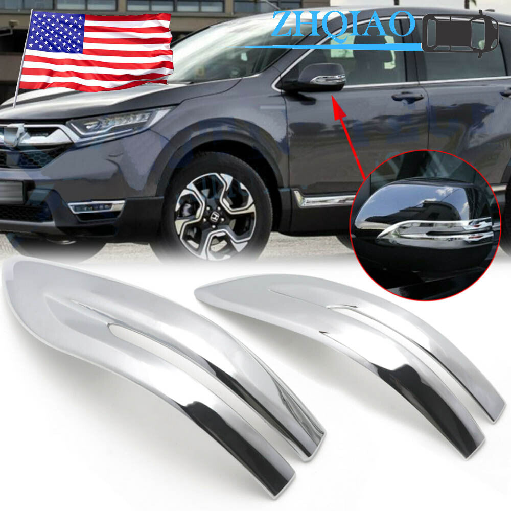 Side Rearview Mirror Stripe Cover Trim for Honda CR-V CRV 2017-2020 21 22 Chrome