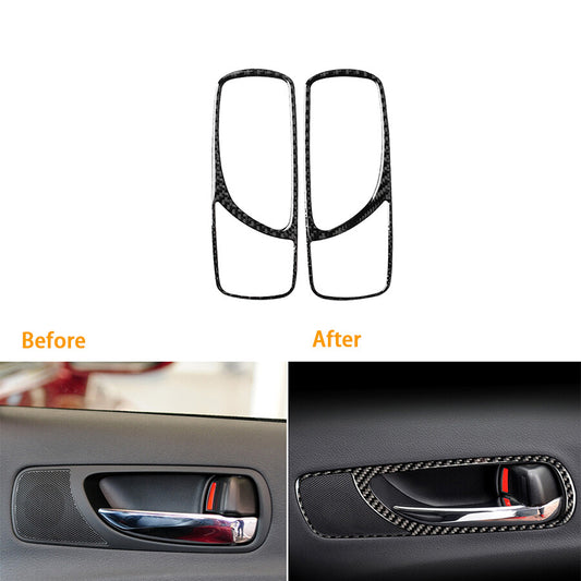 Carbon Fiber Rear Door Handle Cover Panel Trim for LEXUS IS250 300 350 2006-2012