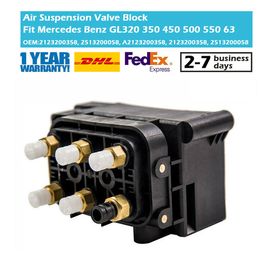 Air Suspension Air Valve Block Fit for Mercedes CL350 500 550 600 E300 63 2123200358