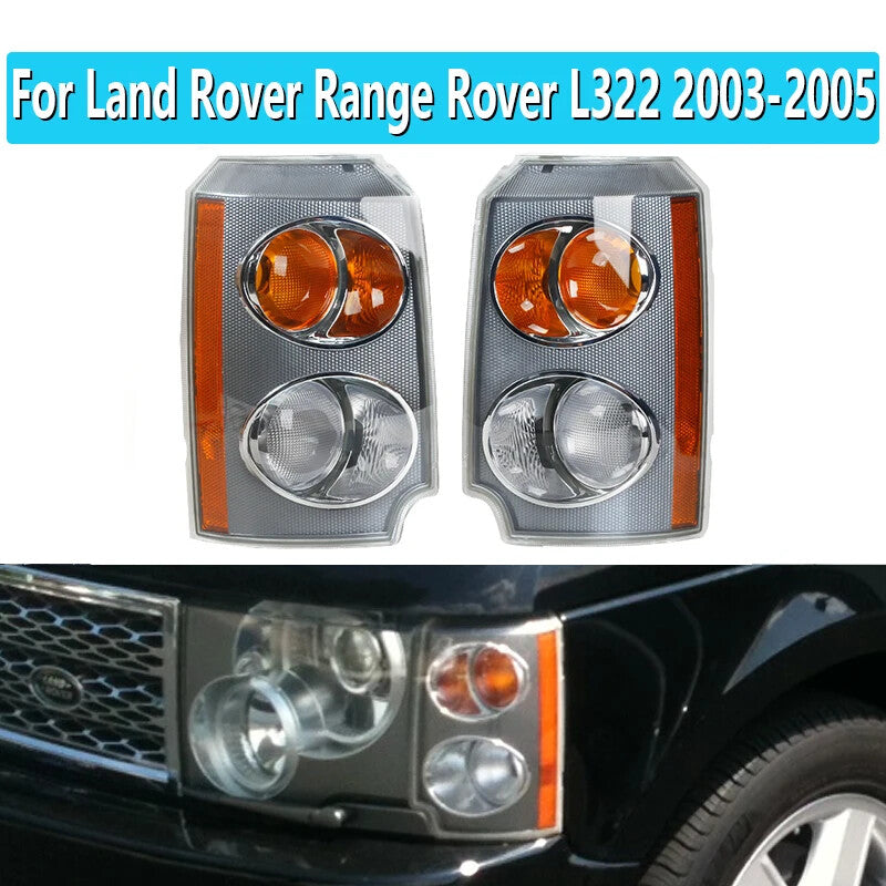 A pair of for Land Rover for Range Rover L322s (2003-2005) with front indicator parking assist.