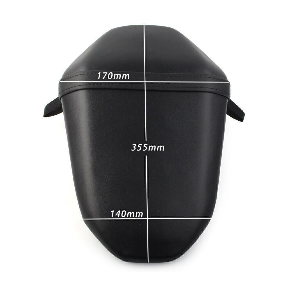 Rear Passenger Pillion for Seat Cover Fit for Yamaha MT07 MT-07 2018-2019 Black