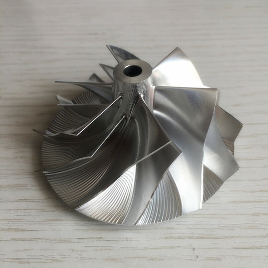 K16 reverse 49.50/67.00 mm 6+6 blade turbine blank compressor wheel suitable for BMW N55