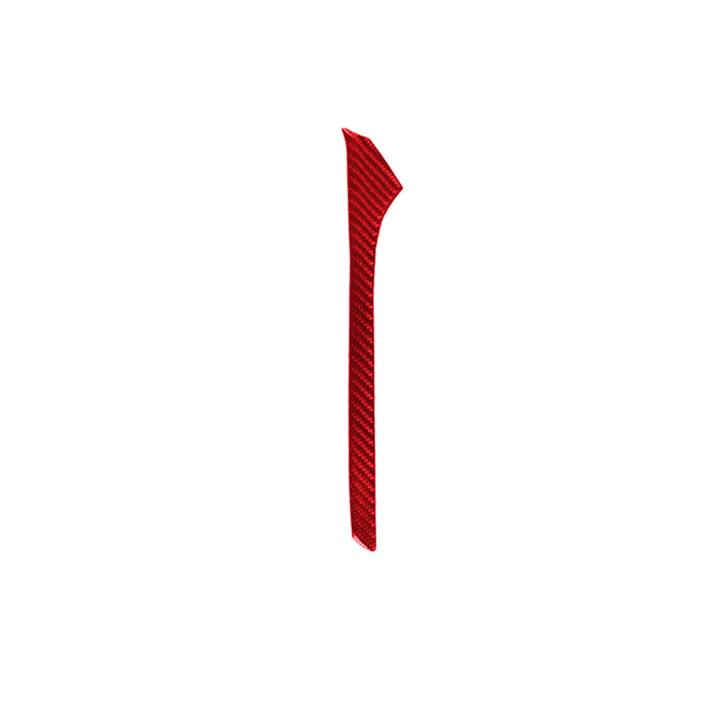 Red Carbon Fiber Interior Left Of Gear Shift Cover Trim for Toyota Supra A90