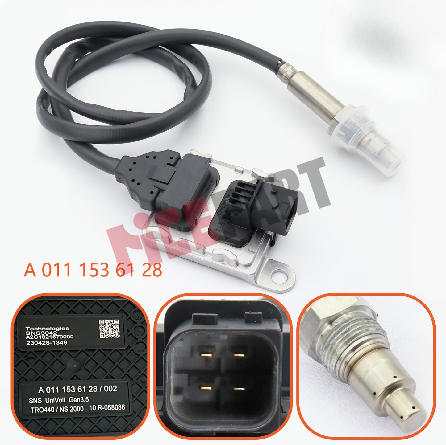 A0111536128 A0111535128 NOX SENSOR compatible for MERCEDES / DETEROIT DIESEL Engine