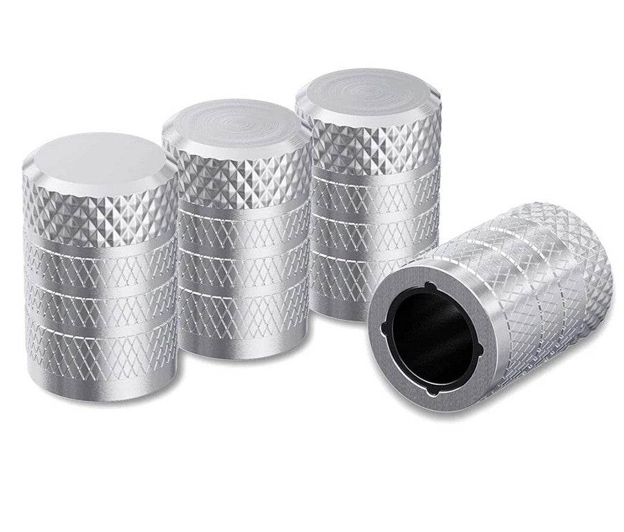 4-Piece Car Tire Valve Cover Rod Air Dust Cover Dice Blue for Jeep for Mini