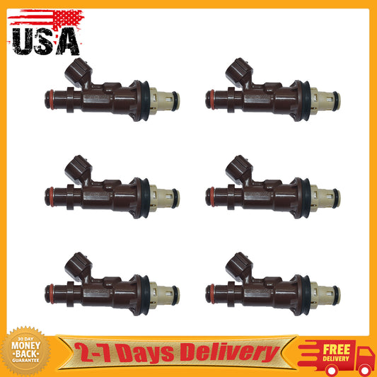6x Fuel Injectors 23250-62040 for Toyota 4Runner Tacoma Tundra HILUX 3.4L V6