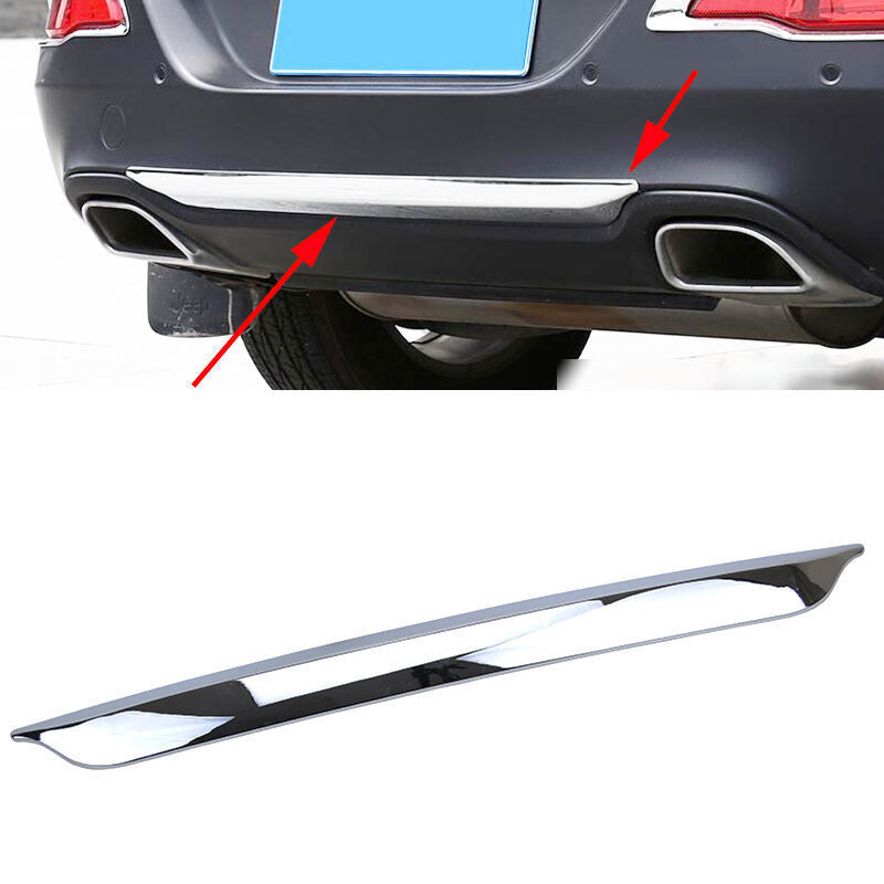 1P for Jeep Cherokee 2014-2018 Chrome Rear Bumper Protector Lower Lid Strip Trim