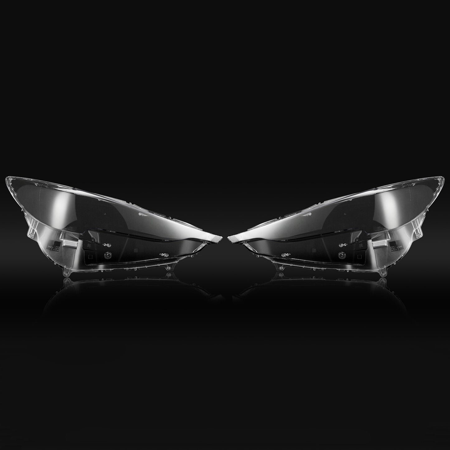 Pair for Mazda CX5 CX-5 2017-2021 Left+Right Headlight Lens Cover Headlamp Shell