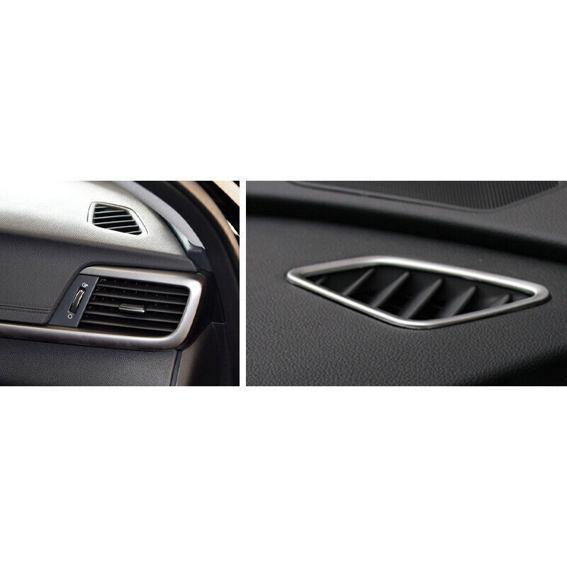 Car Instrument LR Air Outlet Vent Trim for Kia K5 Optima 16-2020 Matte Silver