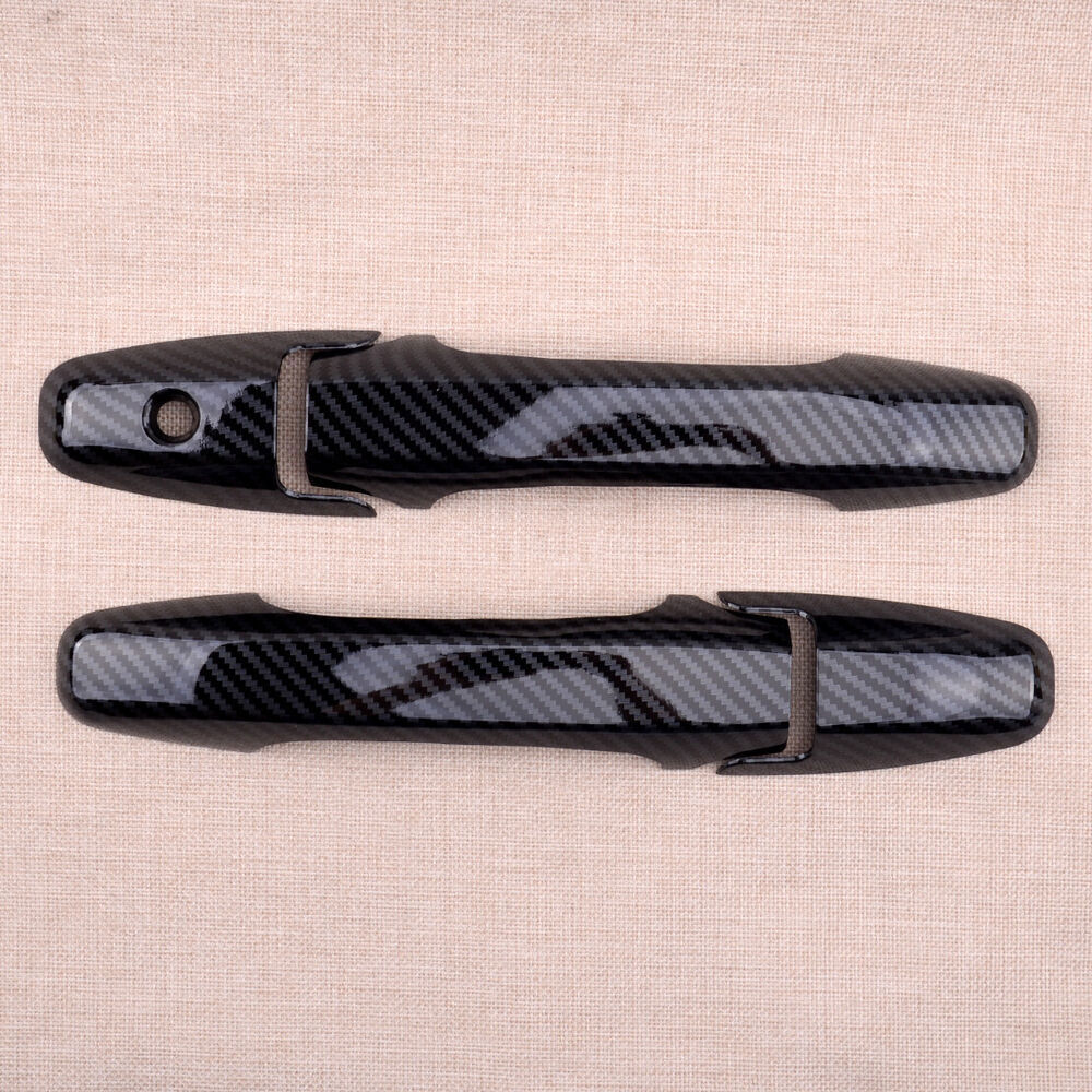 Carbon Fiber Exterior Door Handle Cover Trims for Honda for Civic Coupe 2 Door 06-11